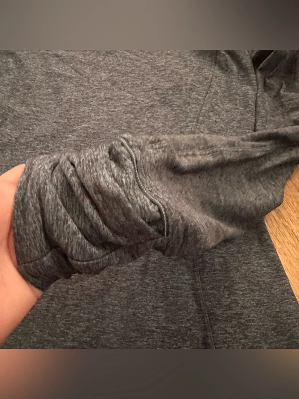 Lululemon Athletica Dark Heather Long Sleeve Athletic Top size 8 sports